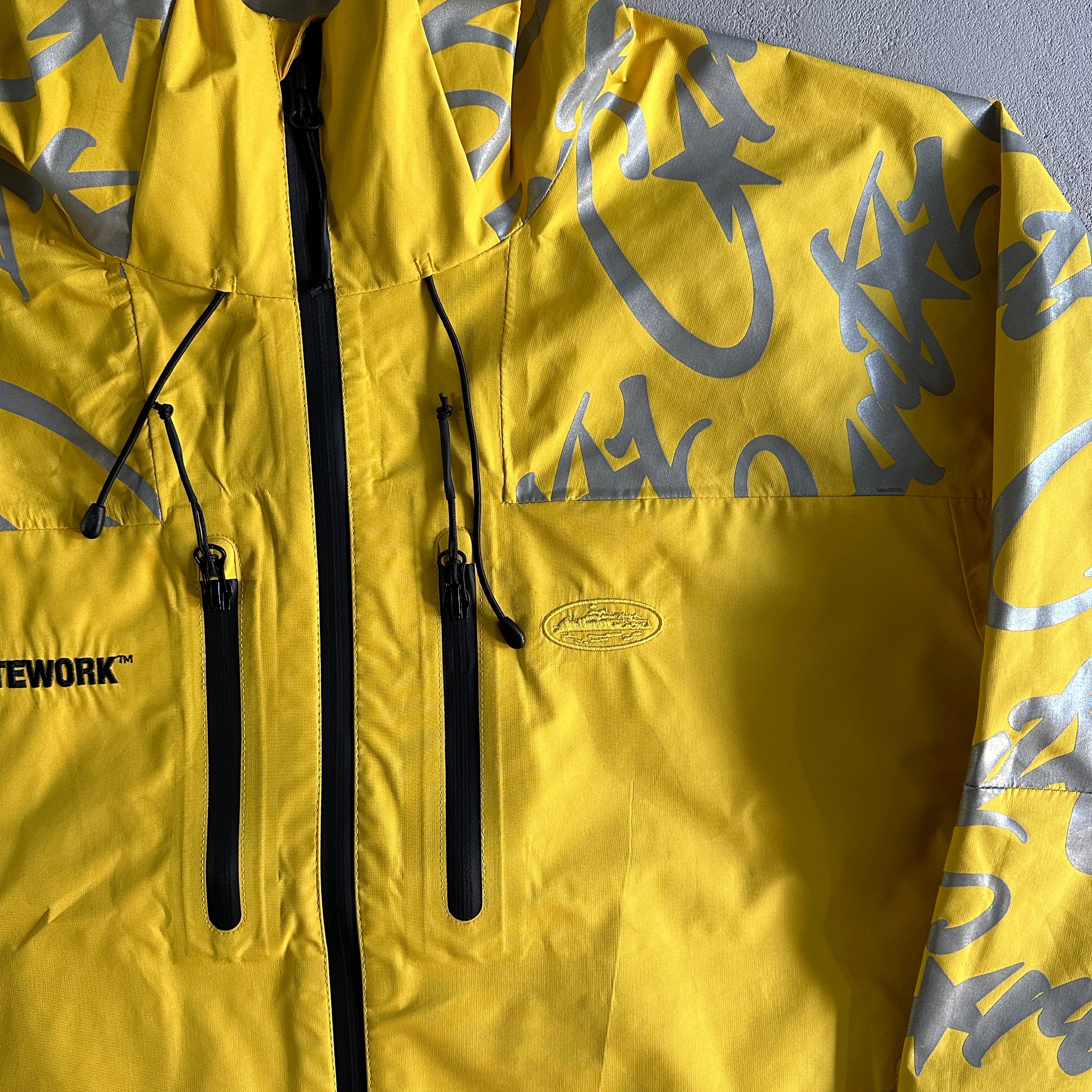 elitework shell jacke-yellow