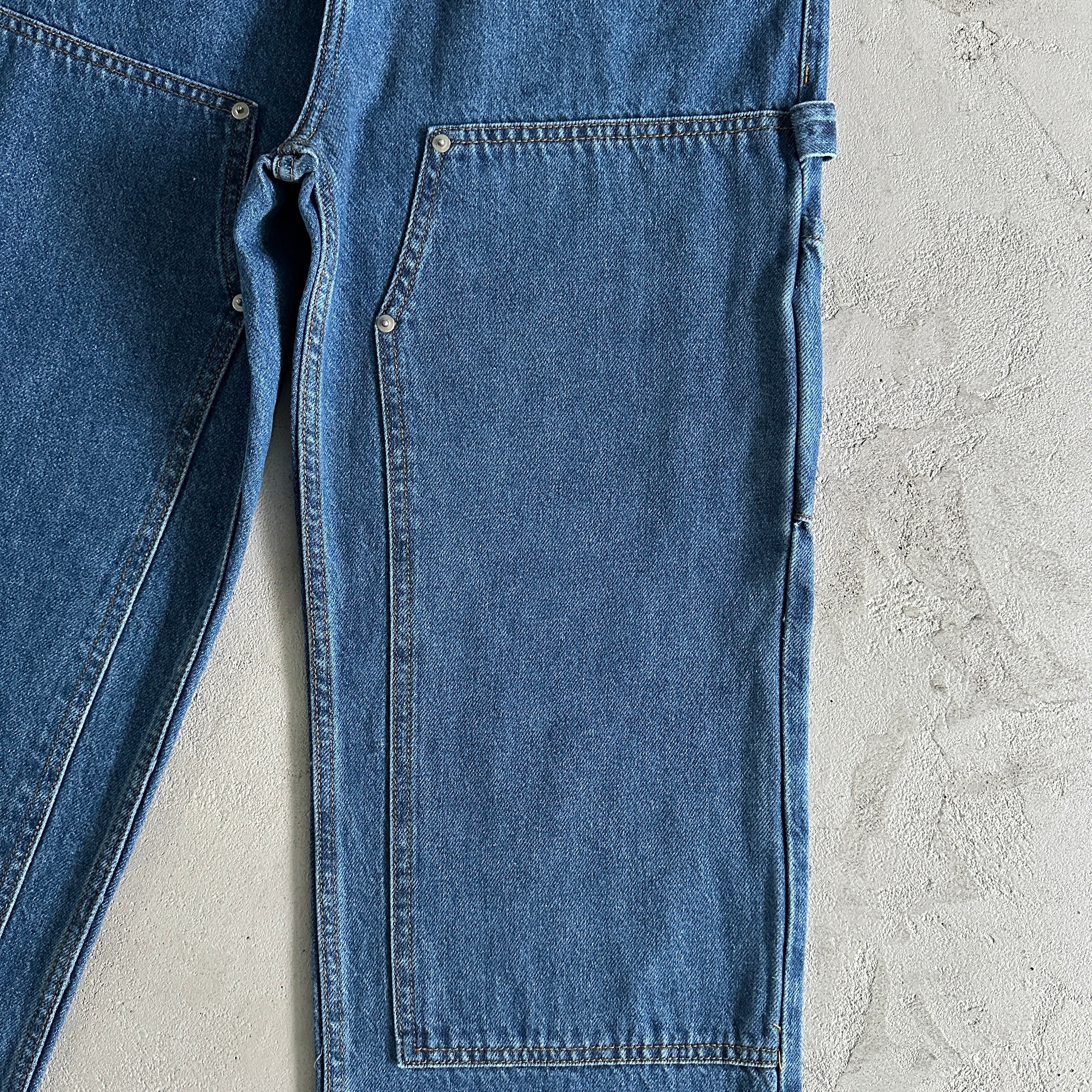 EMBOSSED C-STAR DENIM WORK PANT