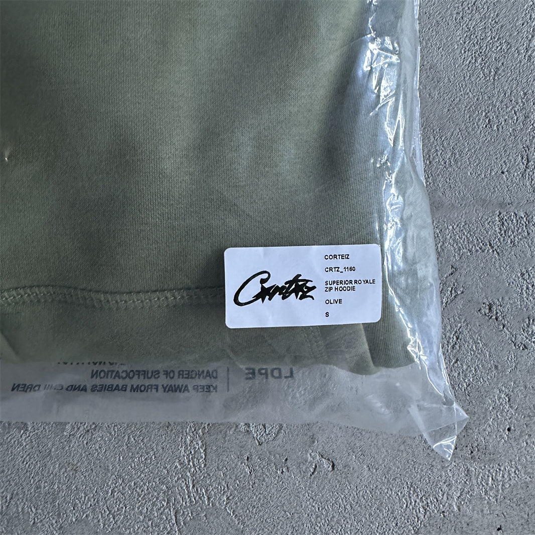 superior royale zip set-Army green