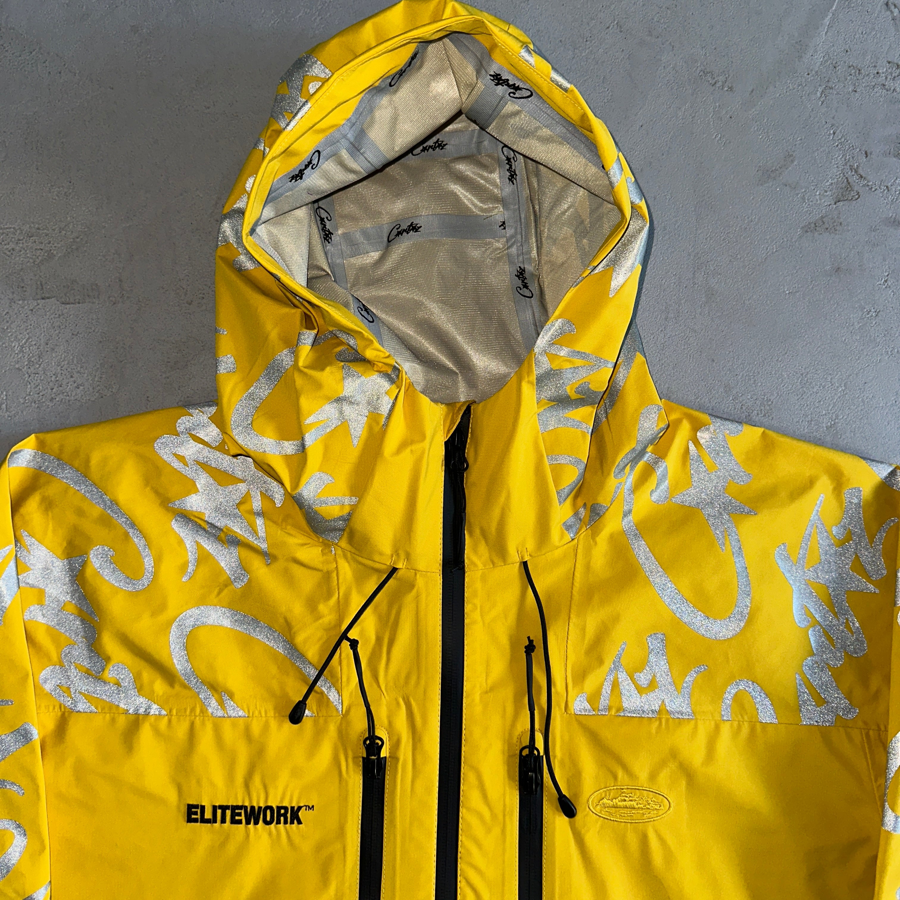 elitework shell jacke-yellow