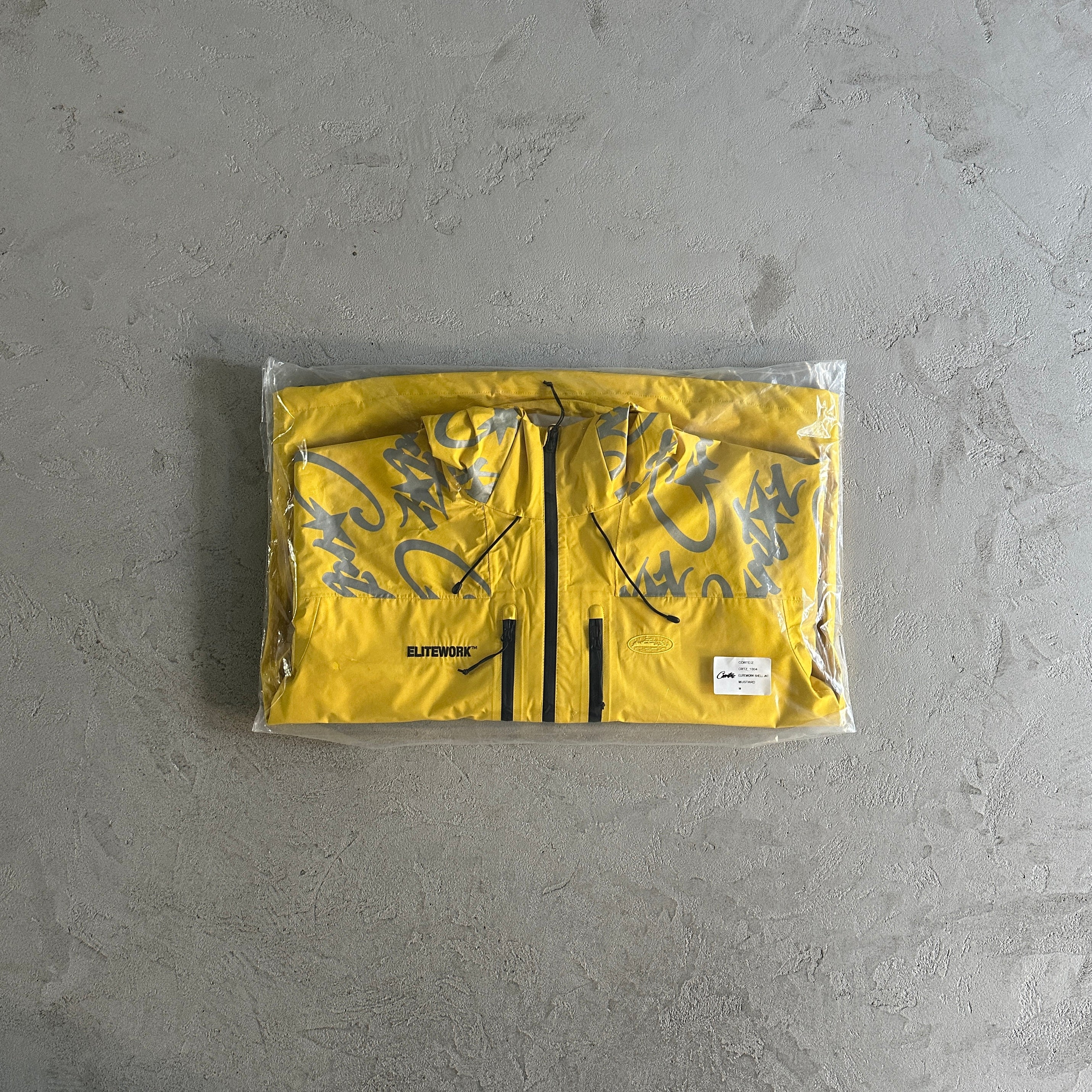 elitework shell jacke-yellow