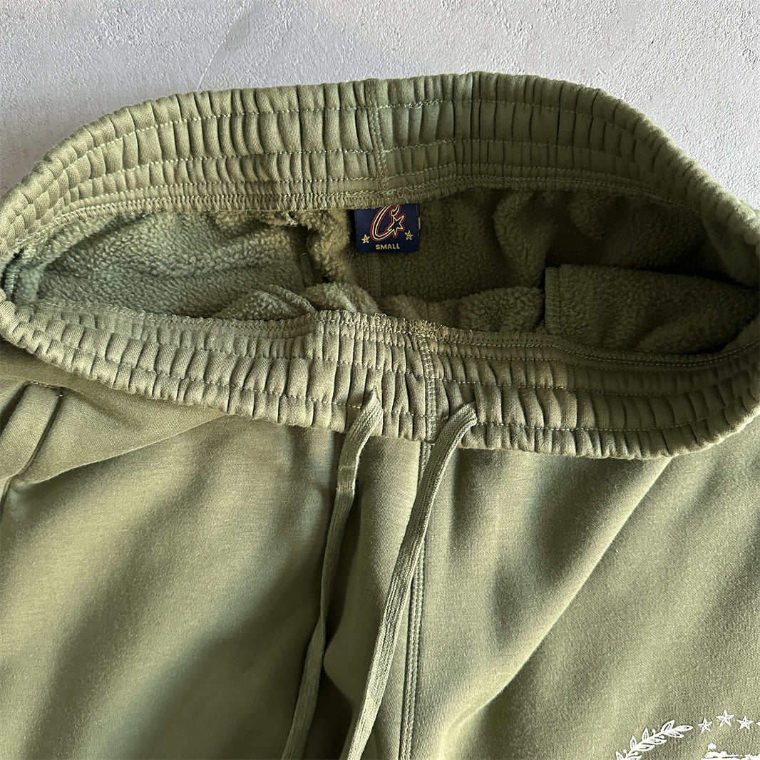 superior royale zip set-Army green