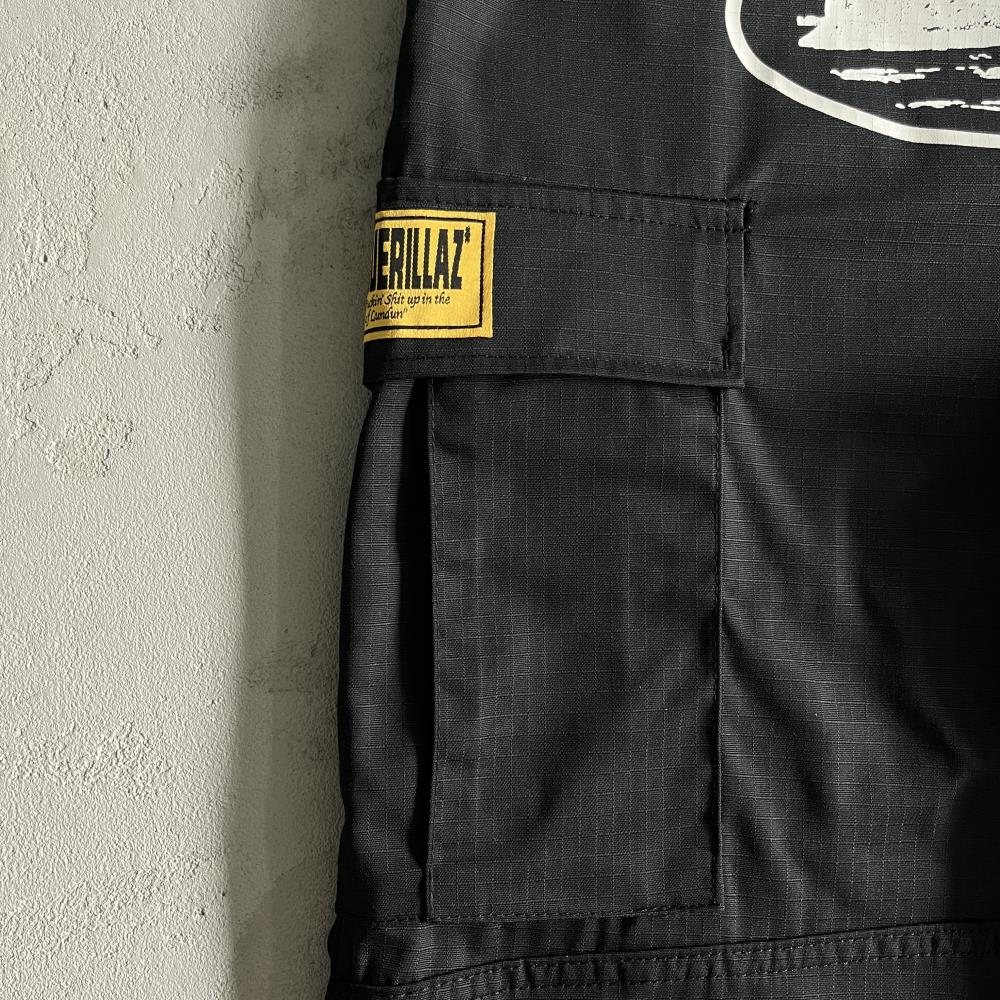 5star black White Logo Yellow Patch cargo