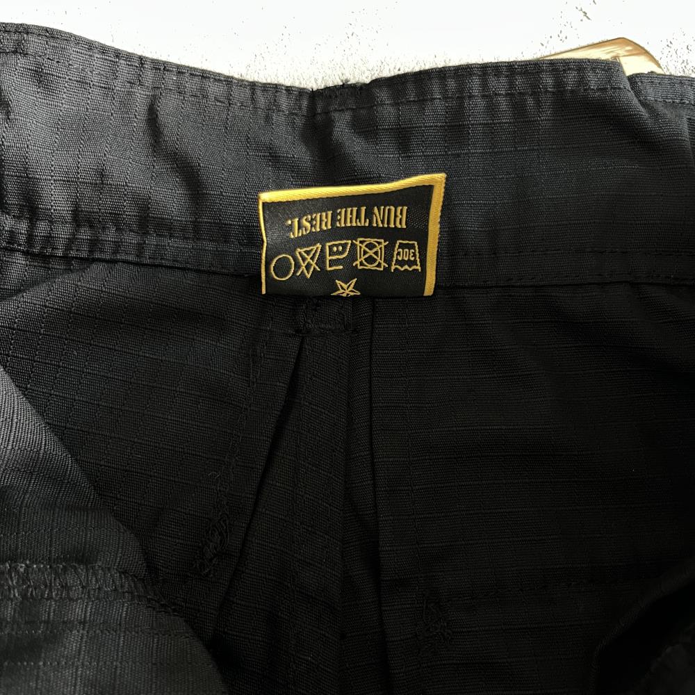 5star black White Logo Yellow Patch cargo