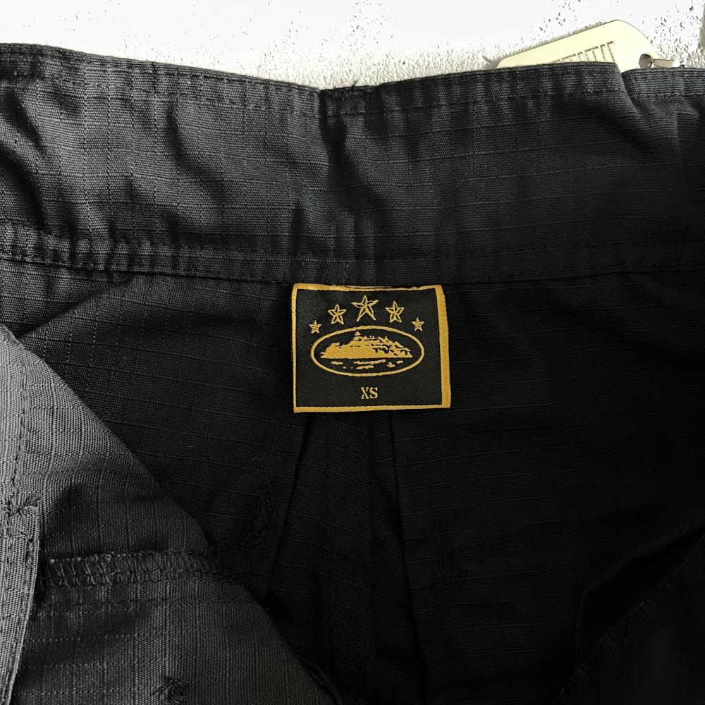 5star black White Logo Yellow Patch cargo