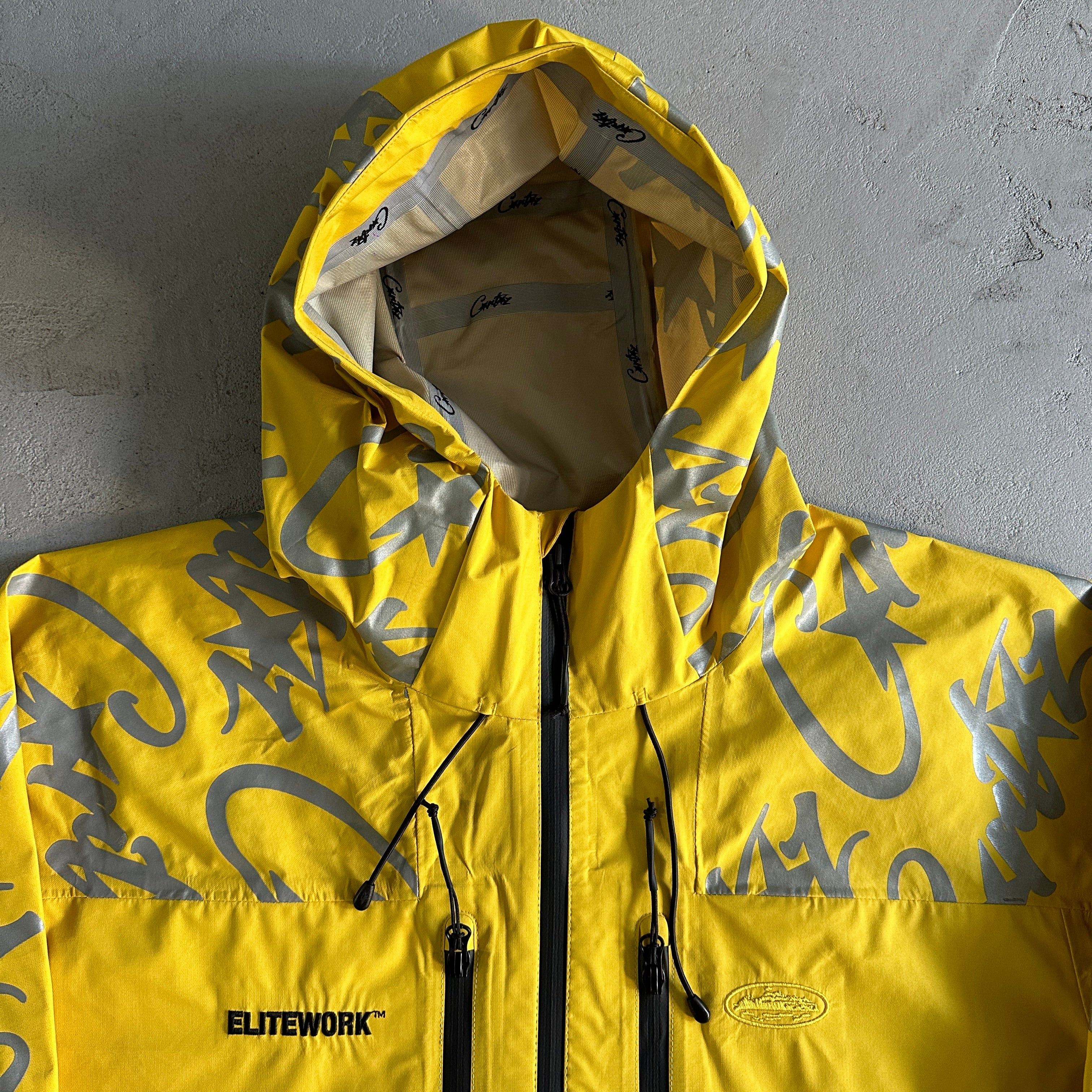 elitework shell jacke-yellow