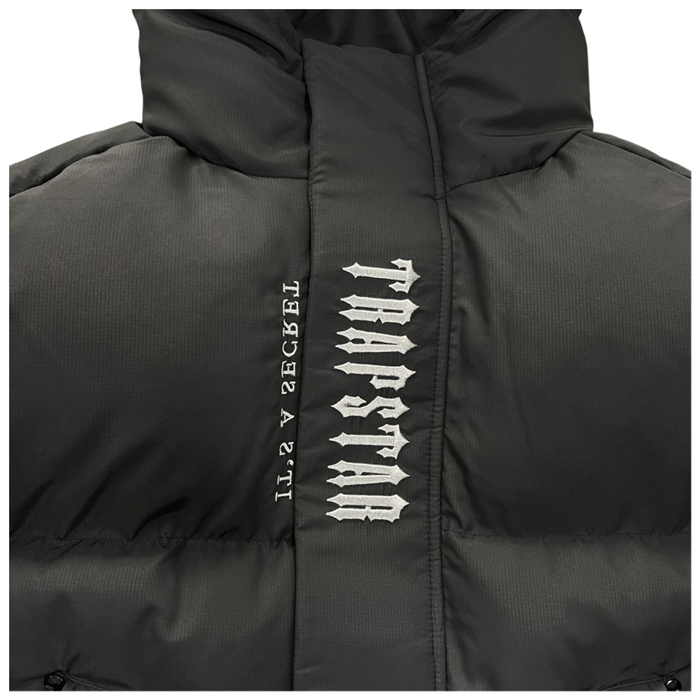 DECODED 2022 HOODED PUFFER-BLACK GRADIENT