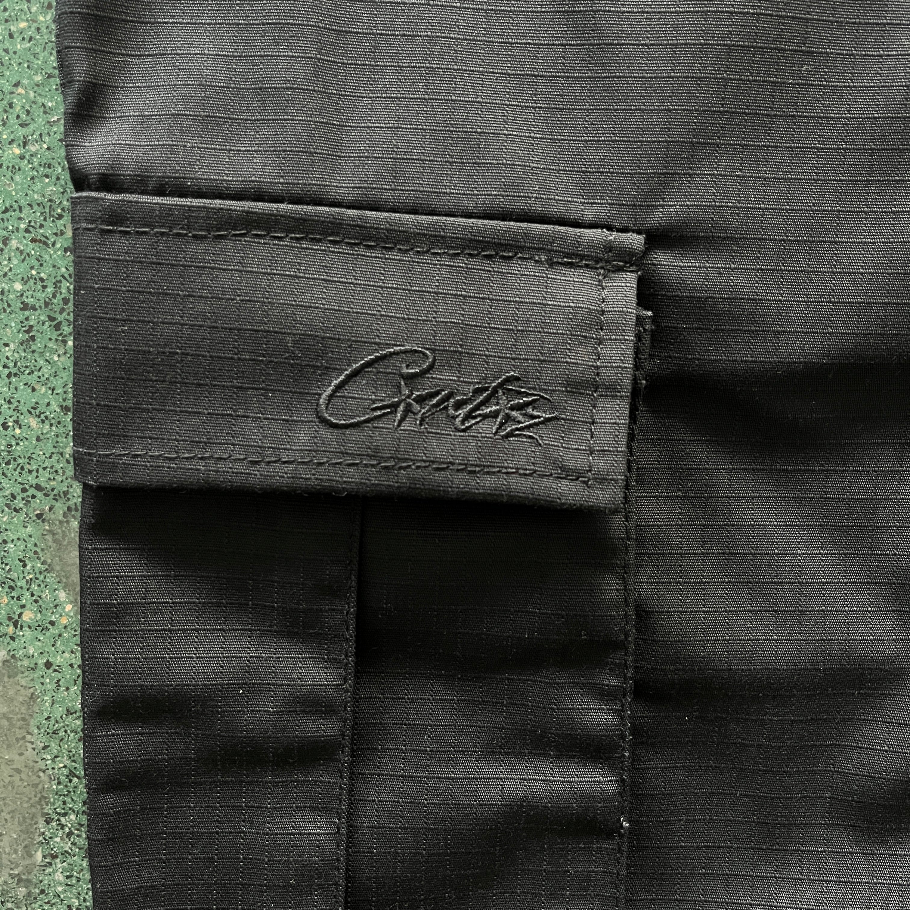 OG Triple Black Cargo Shorts