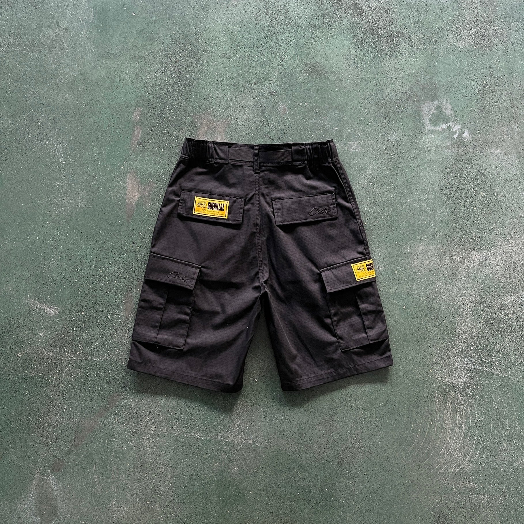 OG Triple Black Cargo Shorts