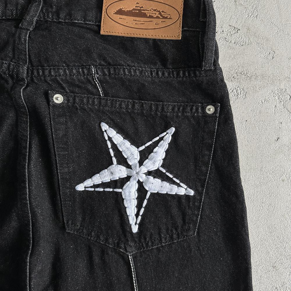 denim jeans-black