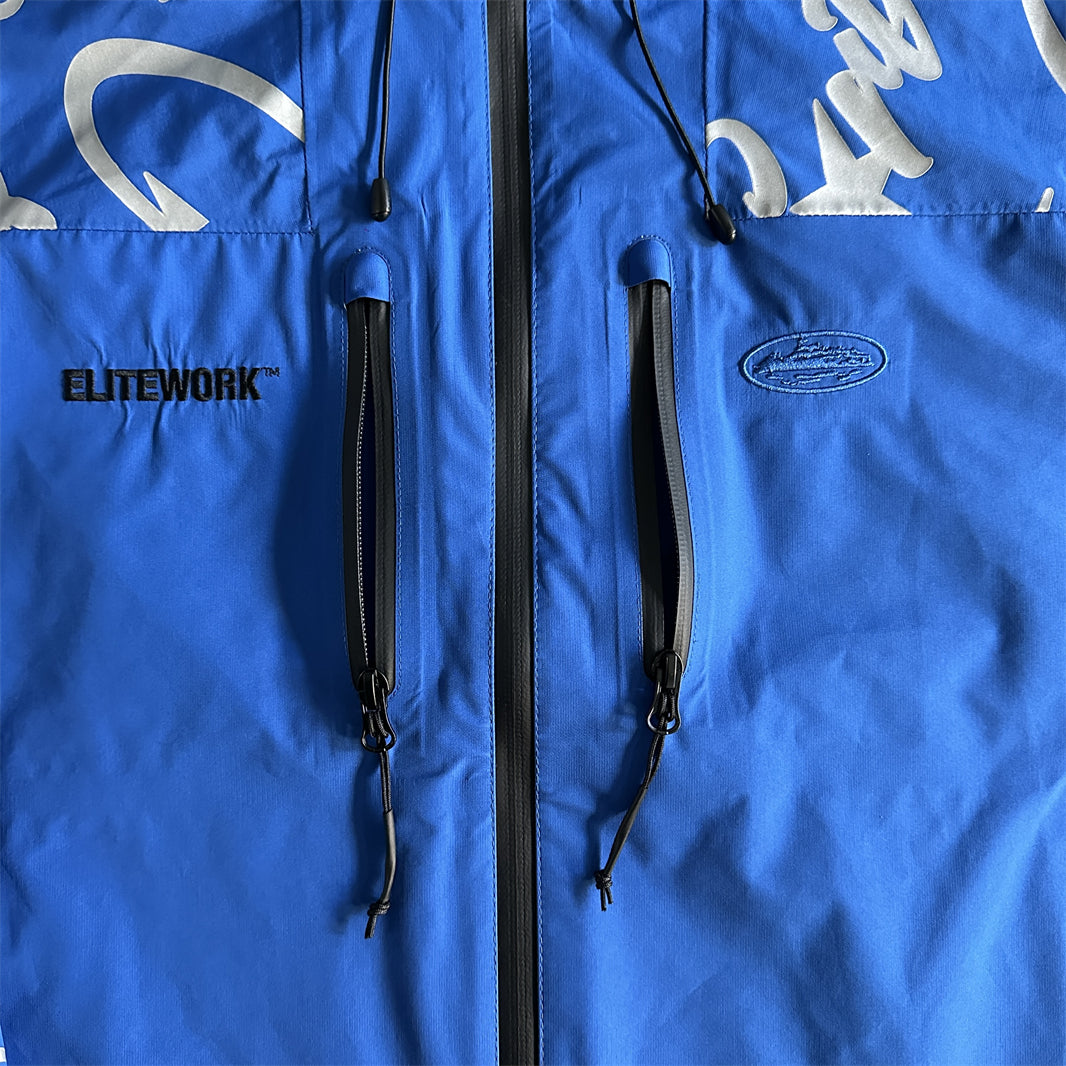 elitework shell jacke-blue