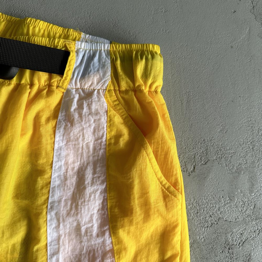 Alcatraz Sun & Rain Shorts-White & Yellow