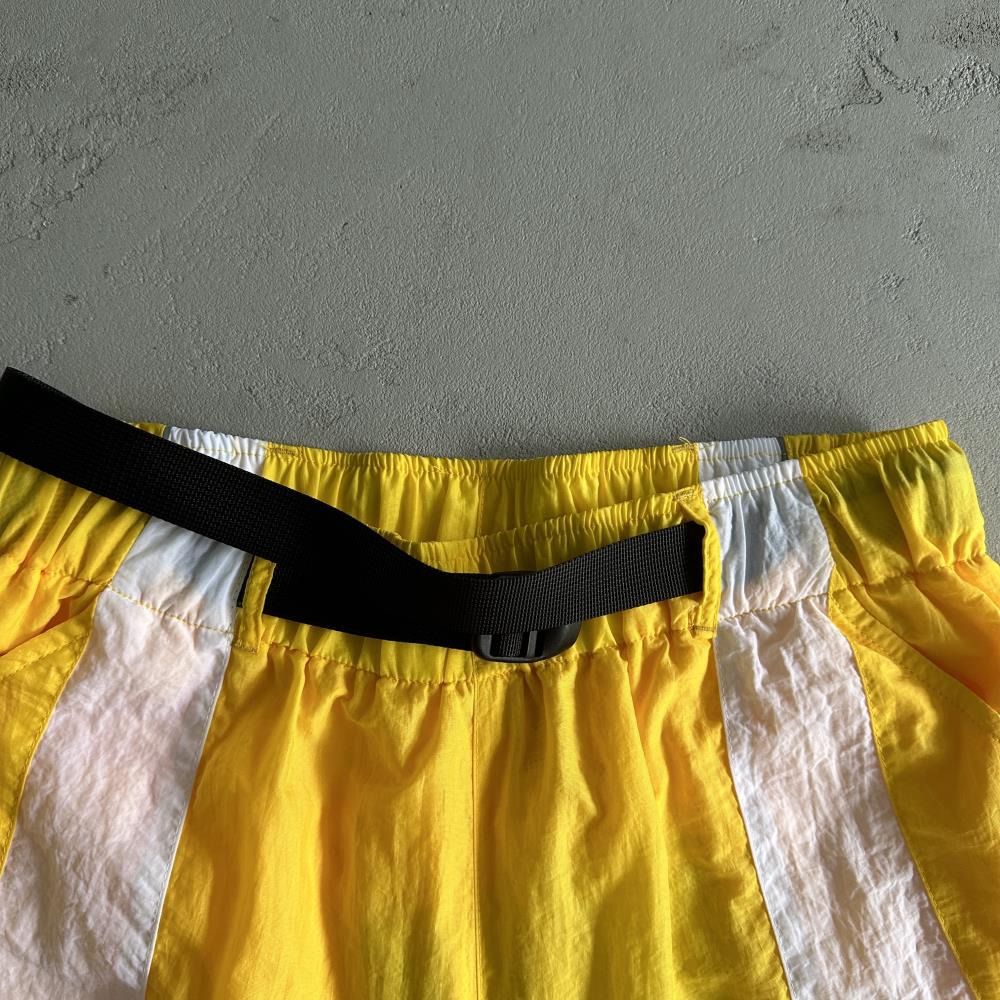 Alcatraz Sun & Rain Shorts-White & Yellow