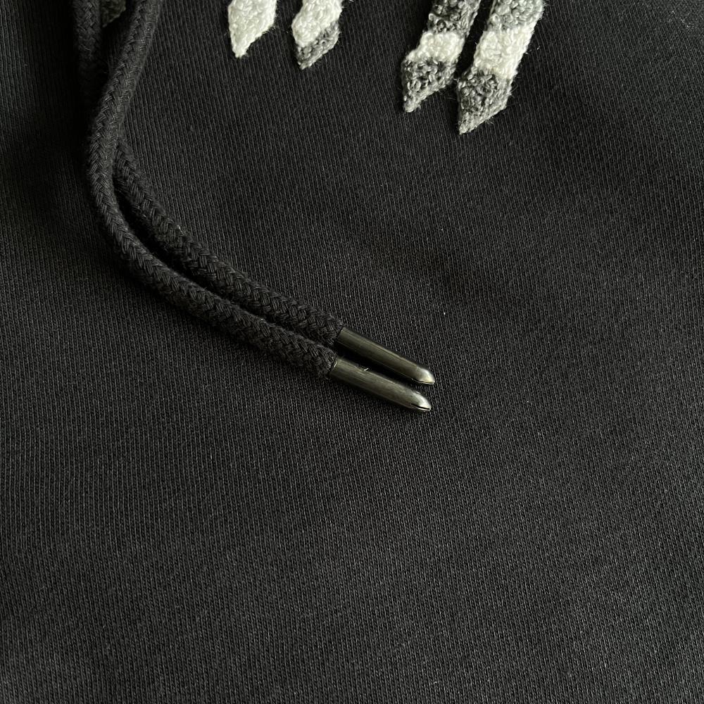 IRONGATE CHENILLE AECH HOODIE TRACKSUIT-BLACK/GREY CAMO