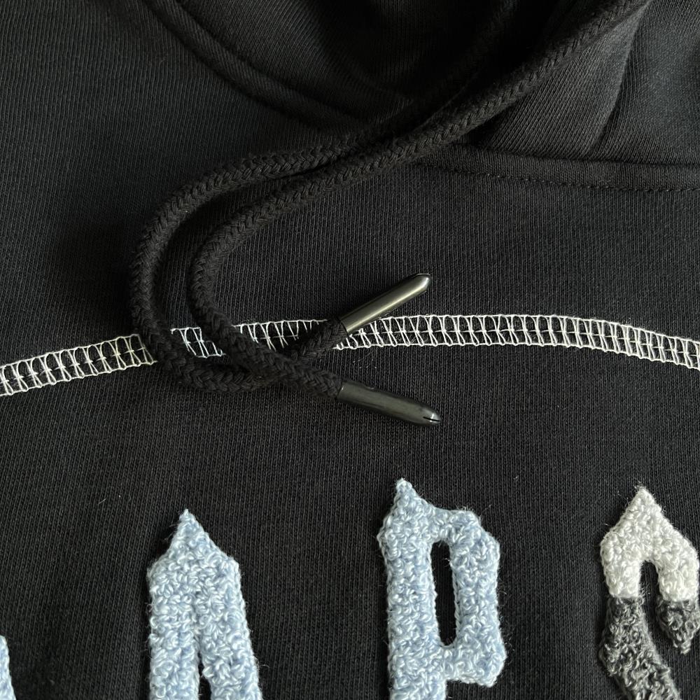 IRONGATE CHENILLE AECH HOODIE TRACKSUIT-BLACK/GREY CAMO