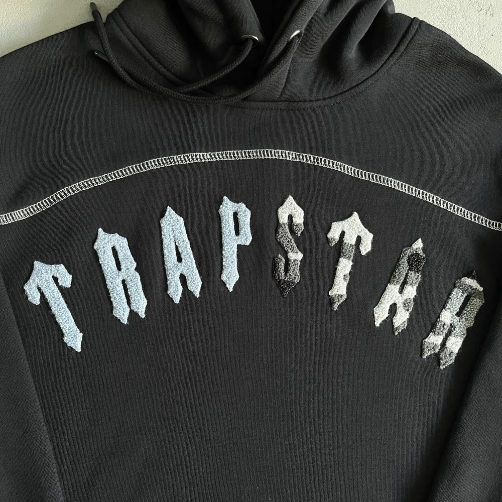 IRONGATE CHENILLE AECH HOODIE TRACKSUIT-BLACK/GREY CAMO