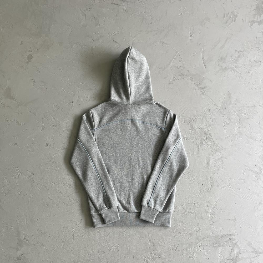 IRONGATE CHENILLE AECH HOODIE TRACKSUIT-GREY/BLUE/WHITE