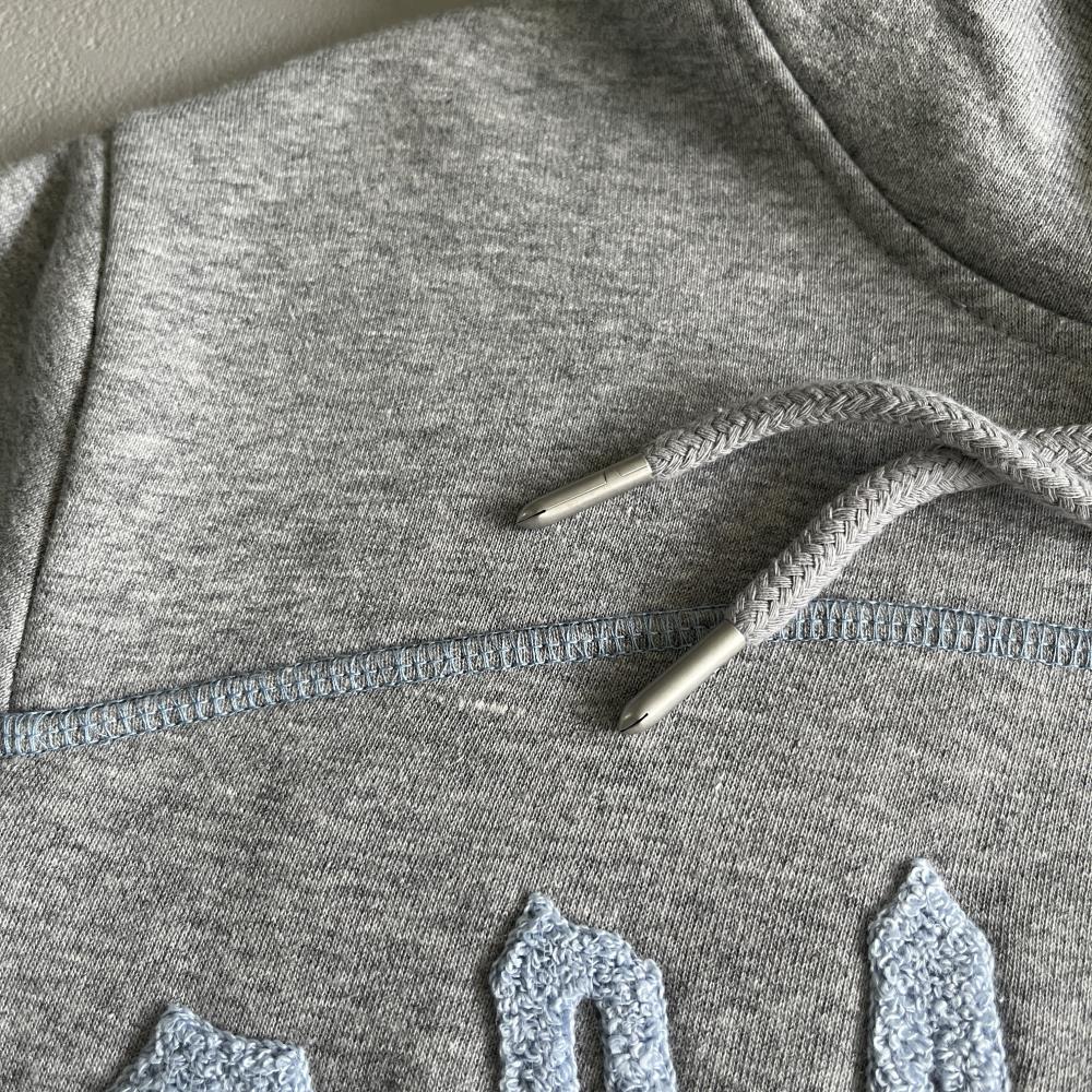 IRONGATE CHENILLE AECH HOODIE TRACKSUIT-GREY/BLUE/WHITE