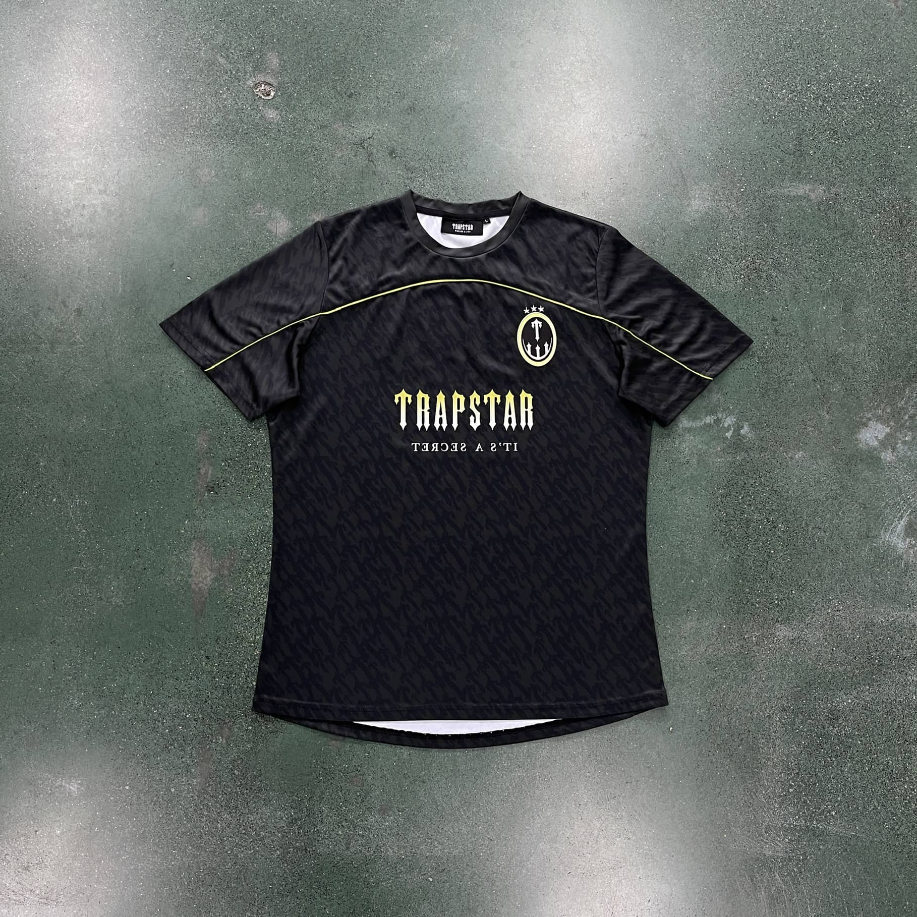 T football jersey-black