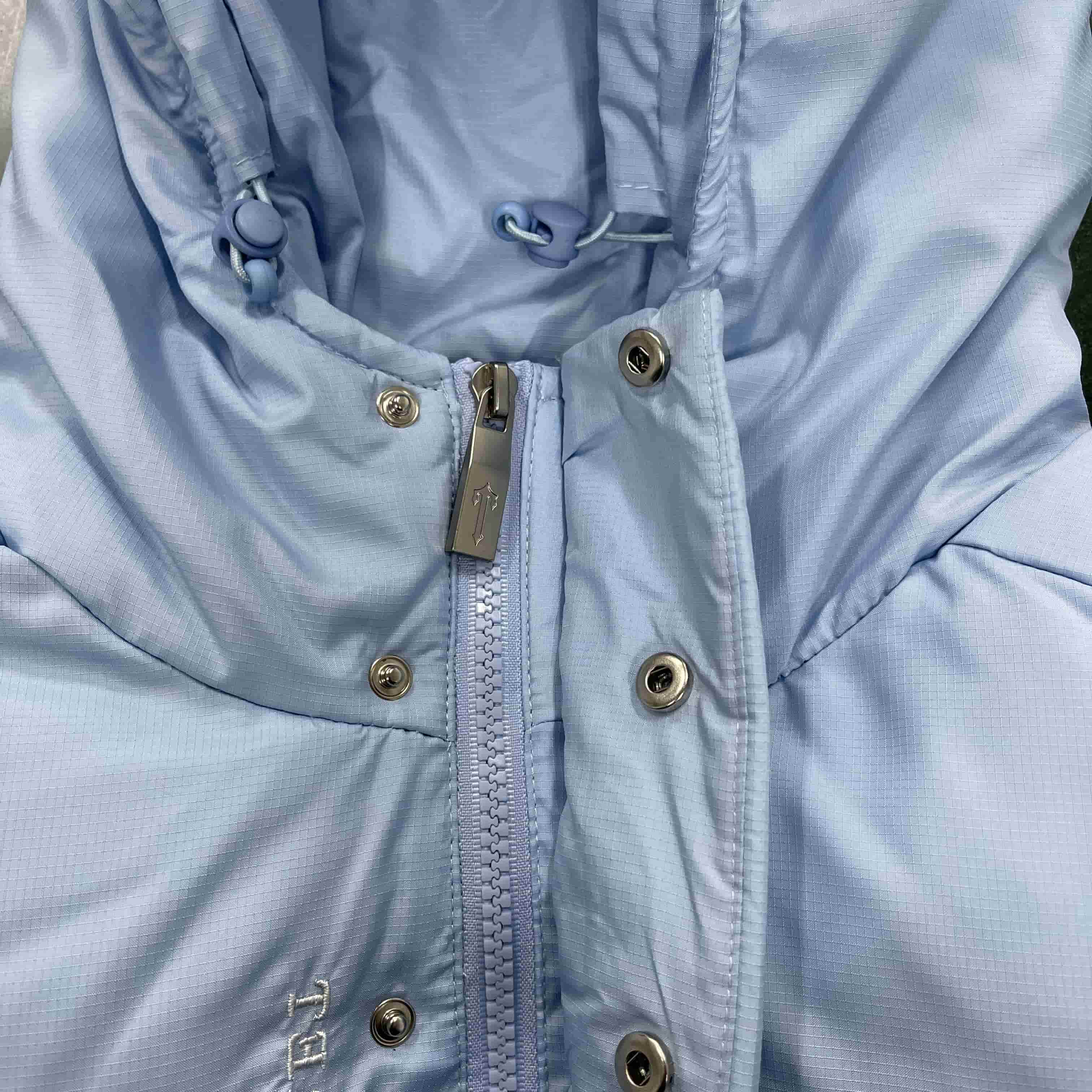 WOMEN'S DECODED HOODED PUFFER 2.0 JACKET -ICE BLUE