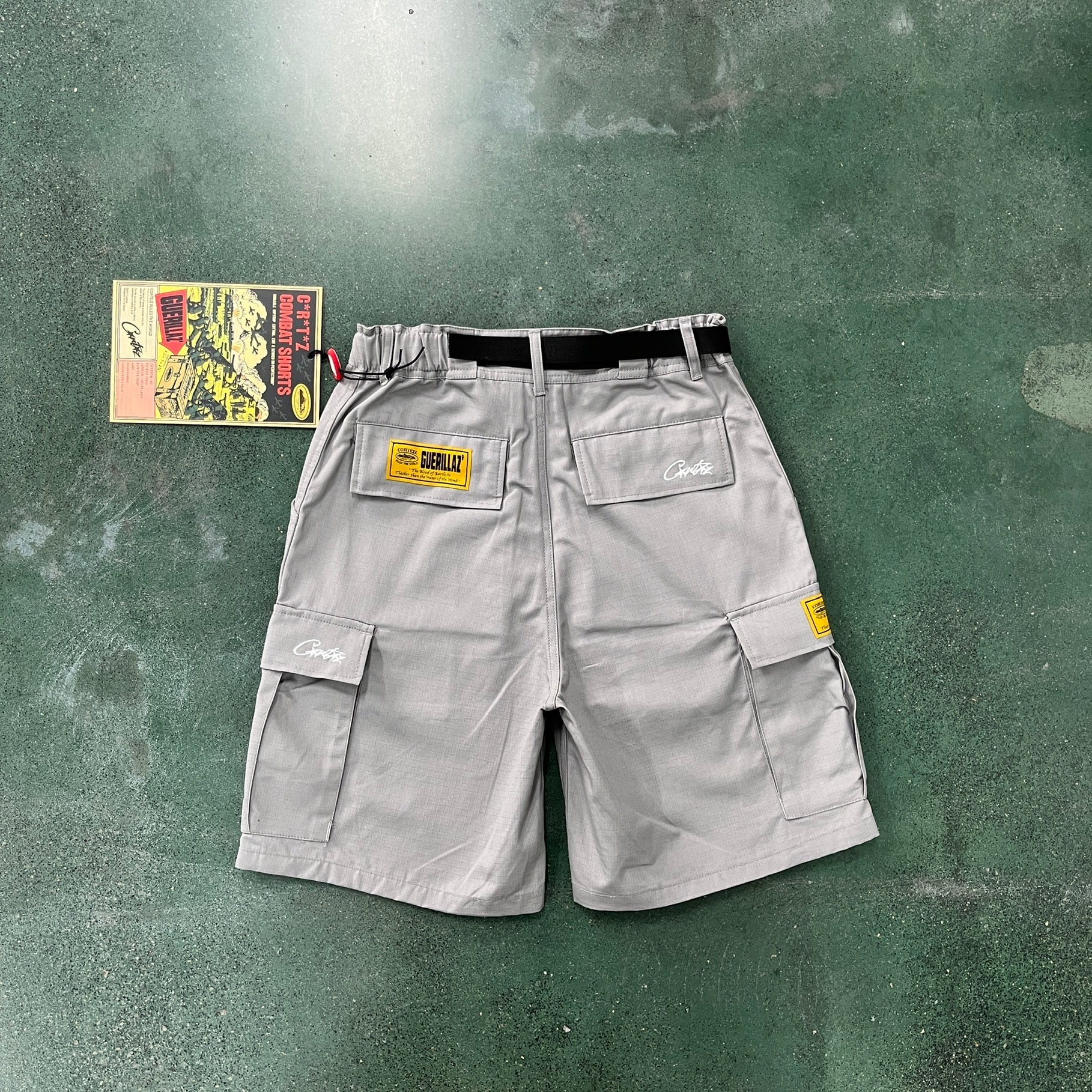 Gray Cargo Shorts