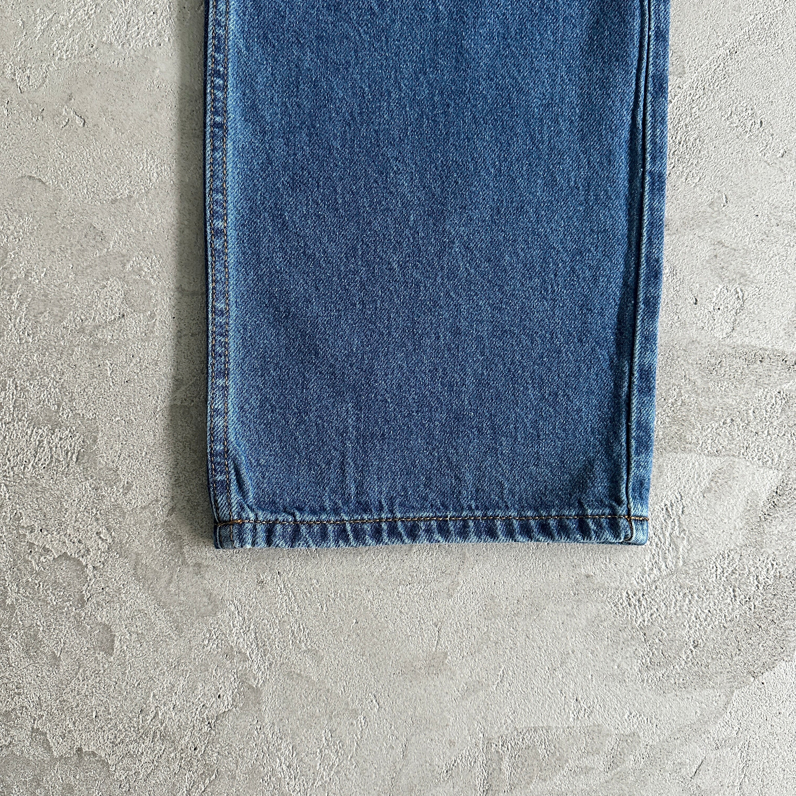 EMBOSSED C-STAR DENIM WORK PANT