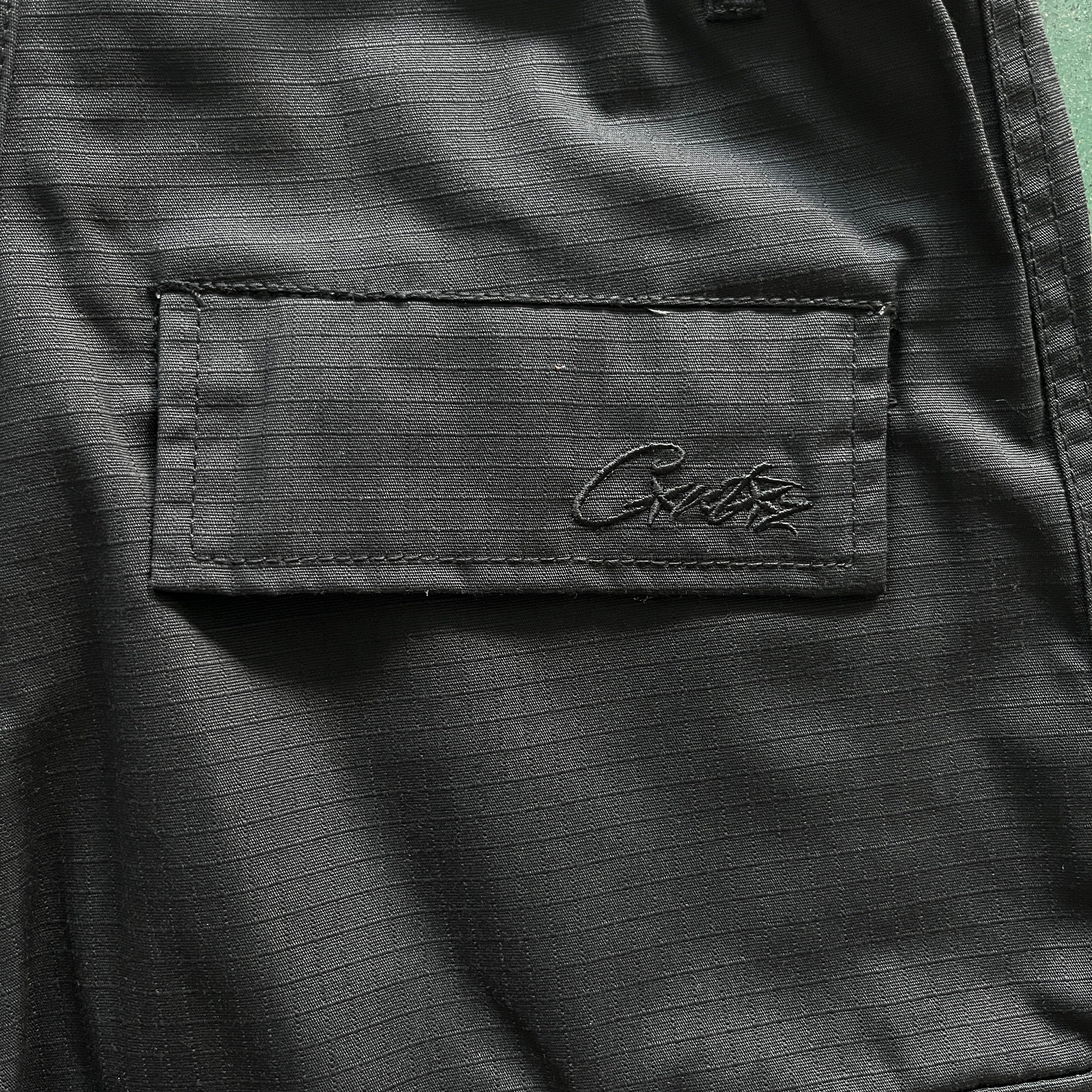 OG Triple Black Cargo Shorts