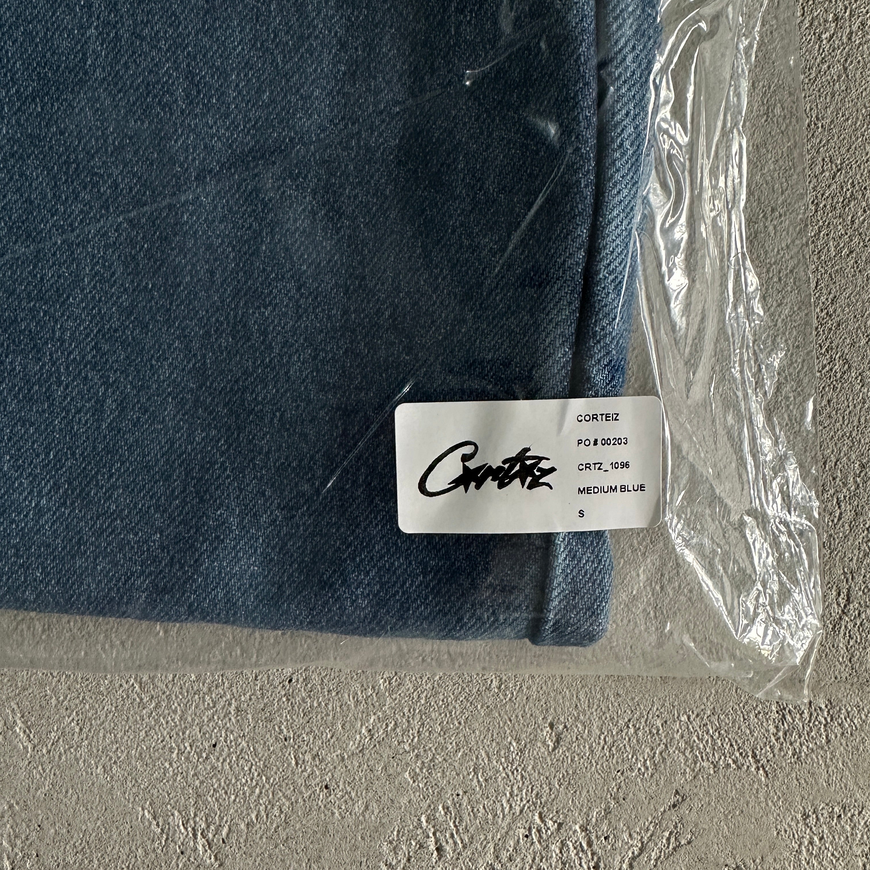 EMBOSSED C-STAR DENIM WORK PANT