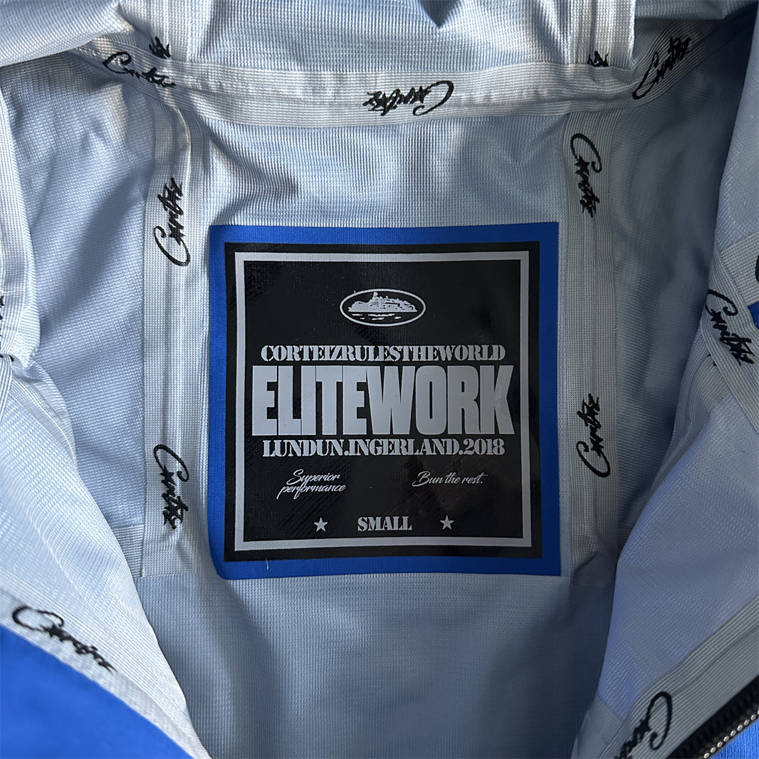 elitework shell jacke-blue