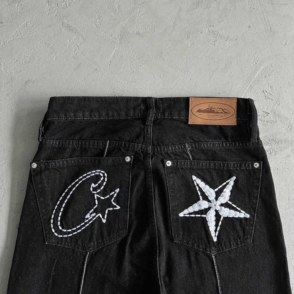 denim jeans-black