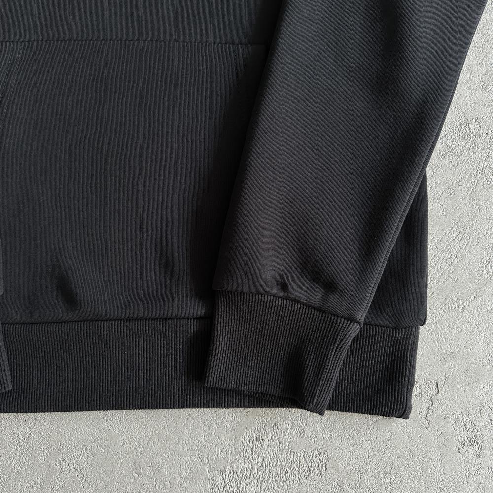 irongate aech chenille hoodie-black/gradient blue