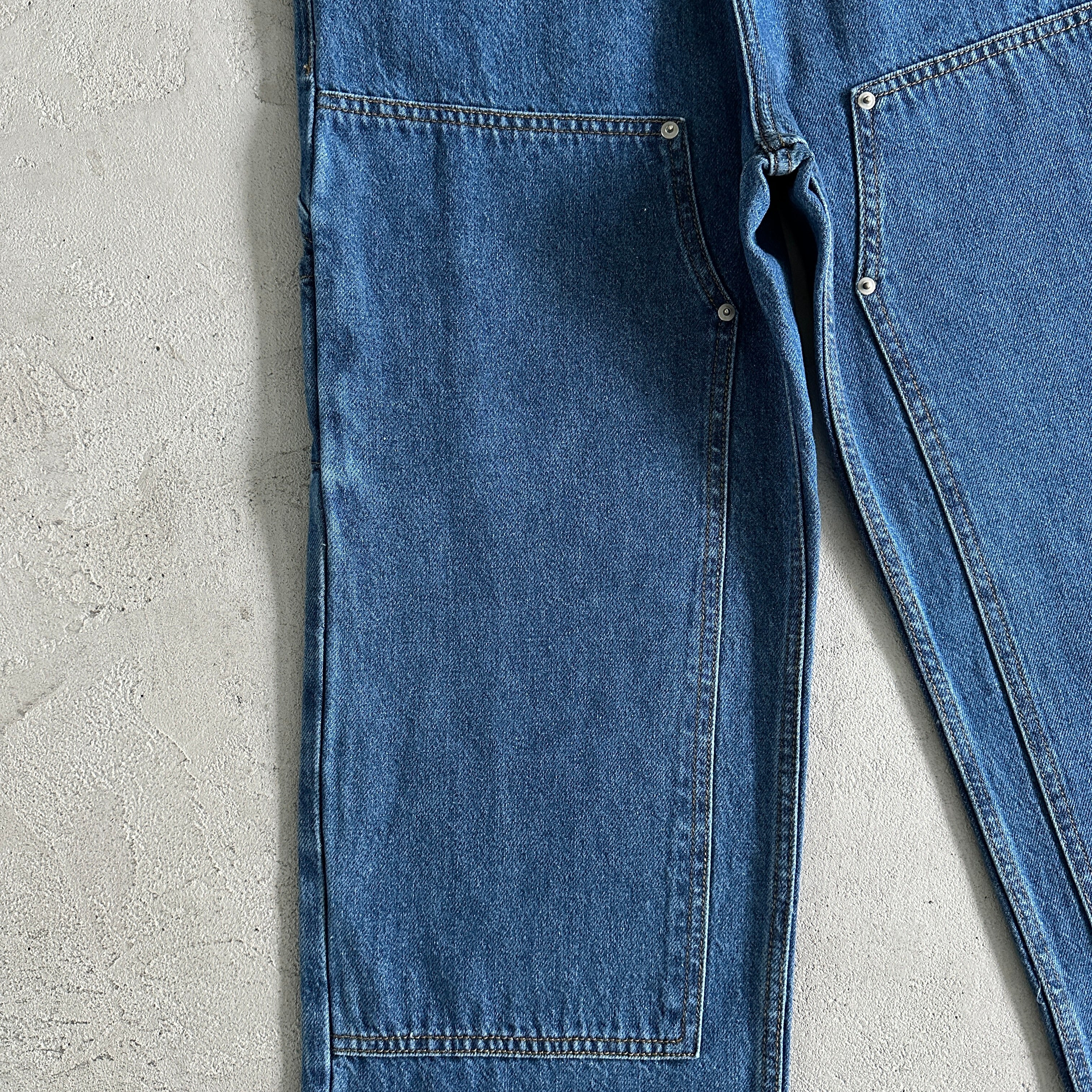 EMBOSSED C-STAR DENIM WORK PANT