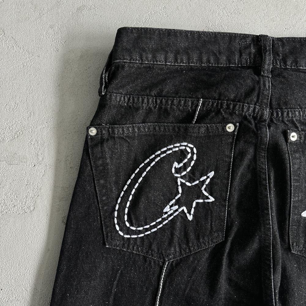 denim jeans-black