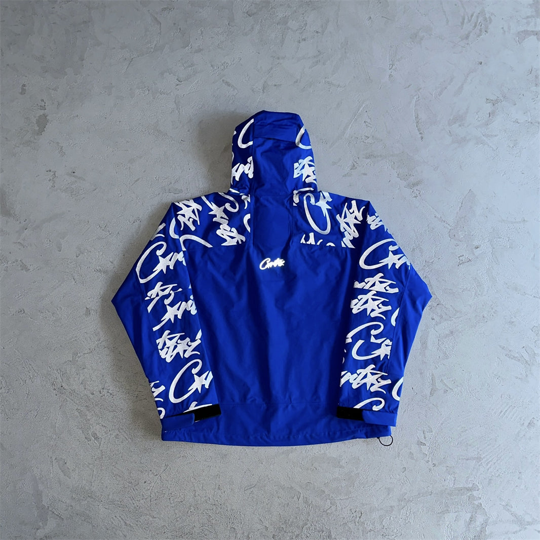 elitework shell jacke-blue