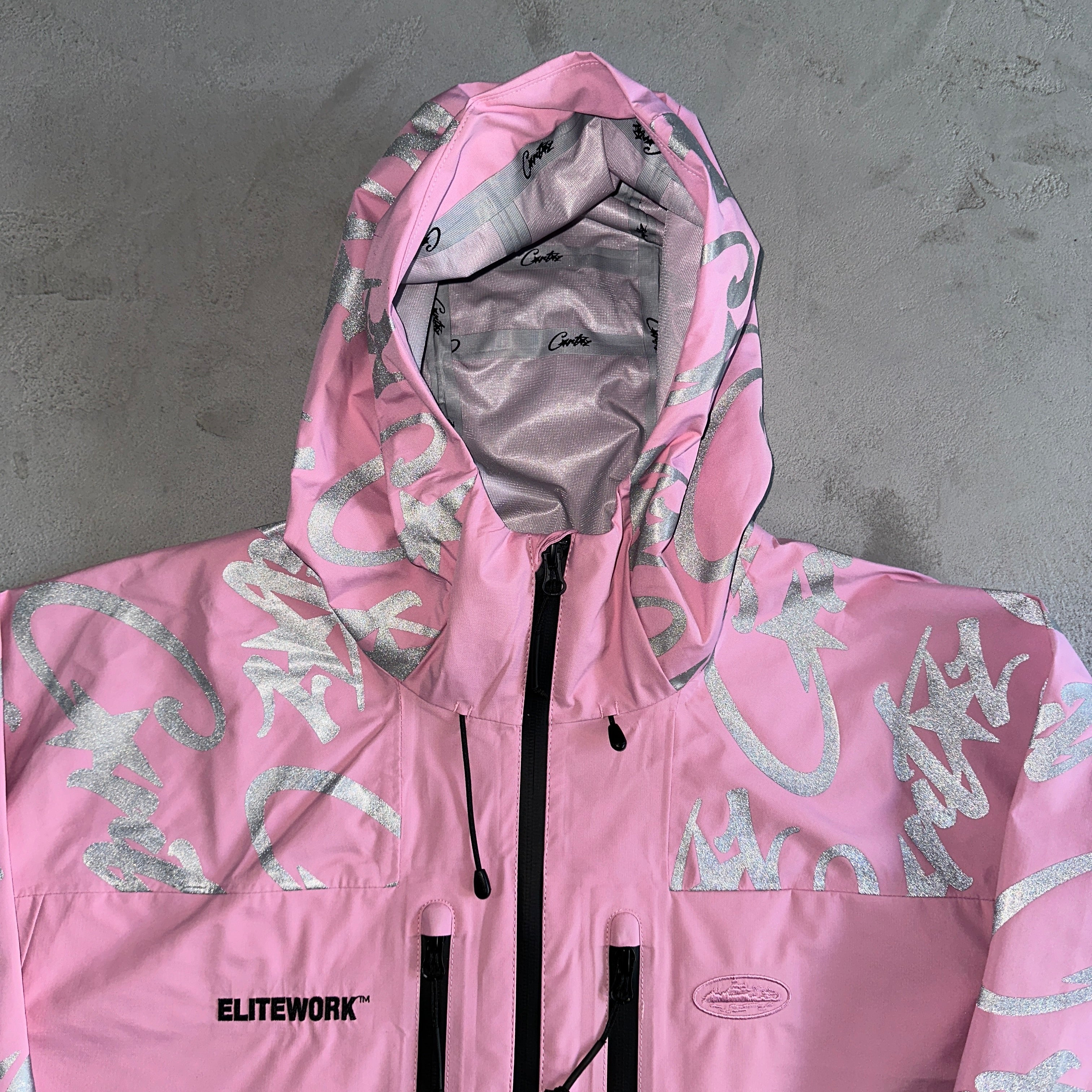 elitework shell jacke-pink