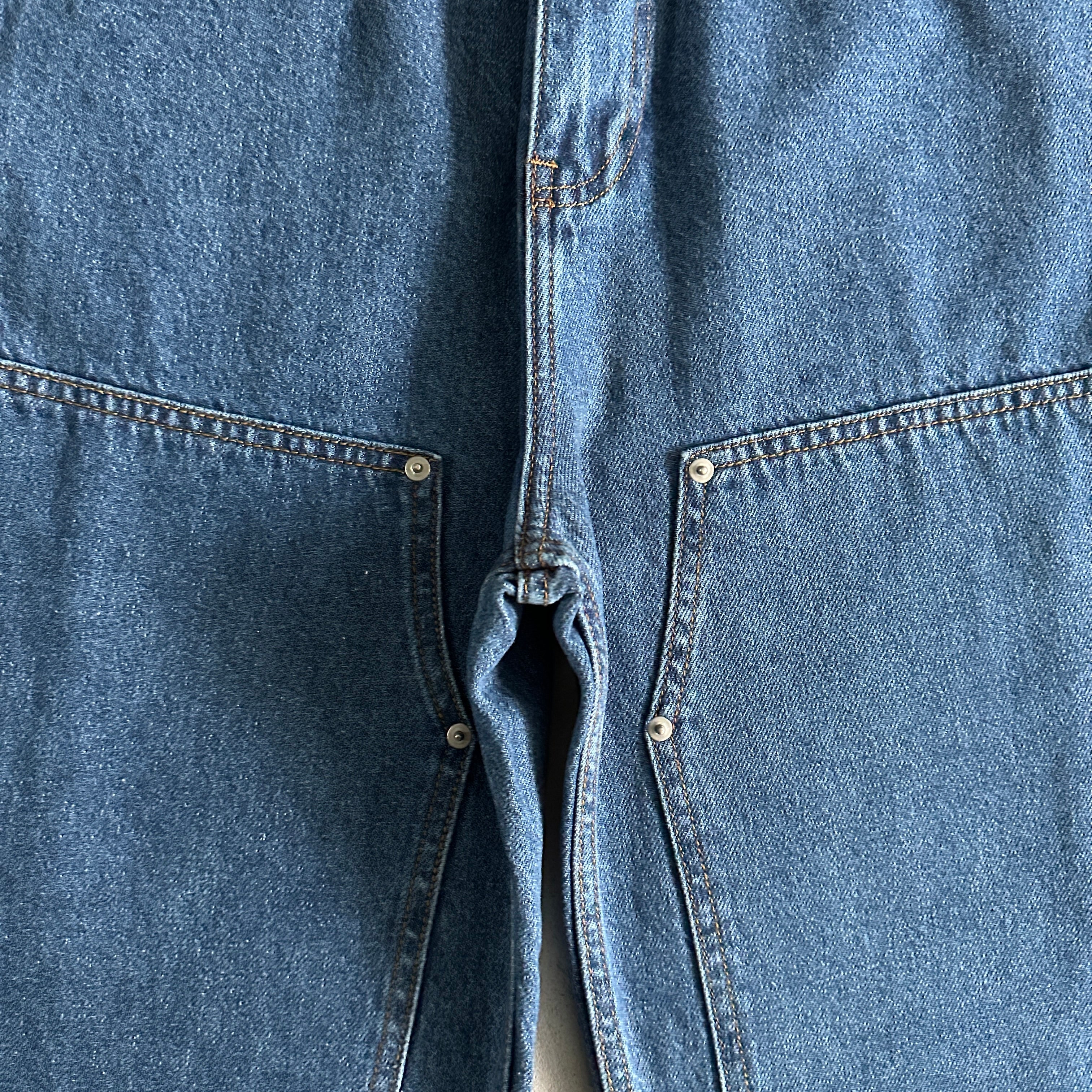 EMBOSSED C-STAR DENIM WORK PANT