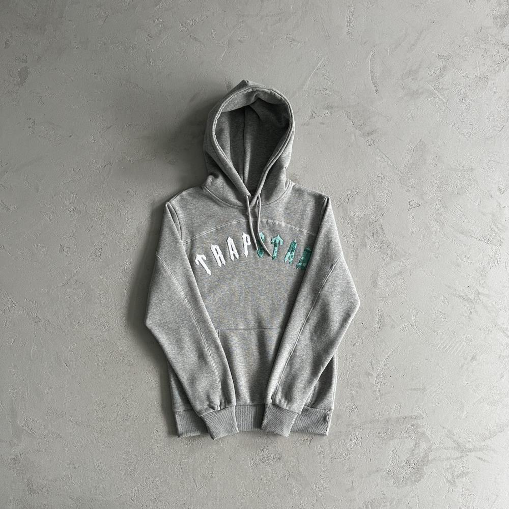 irongate chenille arch hoodie tracksuit Greysea blue