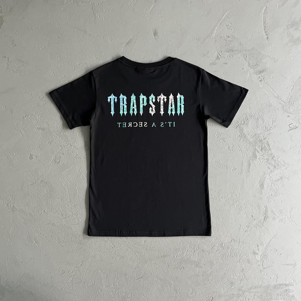 irongate palsley tee-whiteteal white