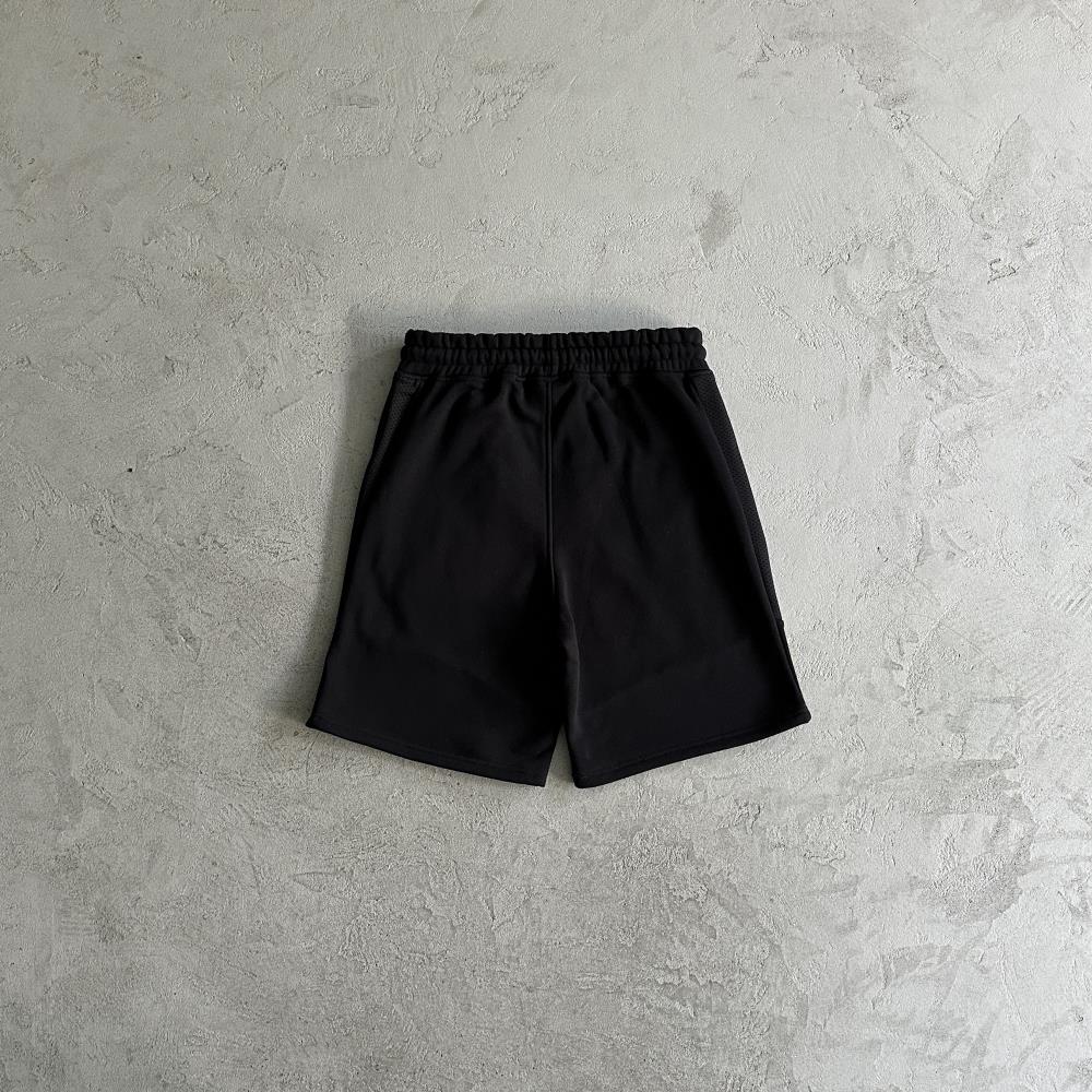 shooters short set-black