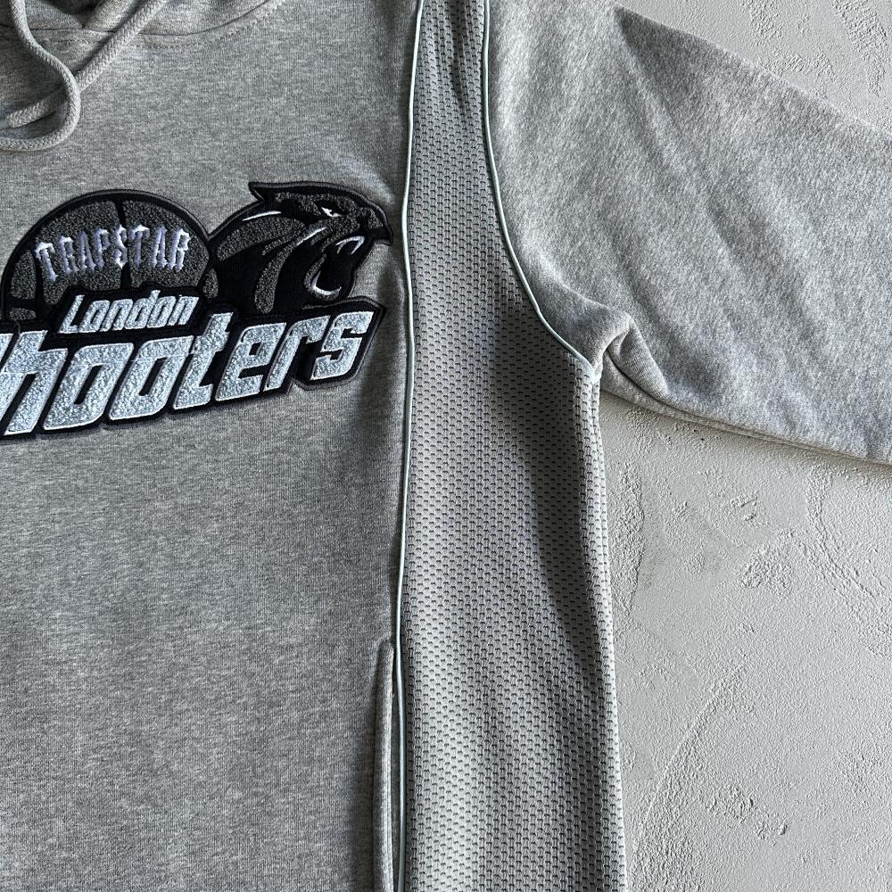 shooters technical hoodie tracksuit-grey blue