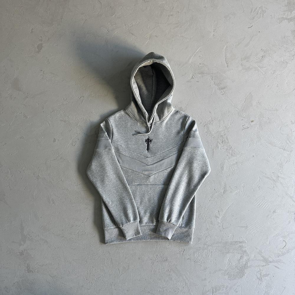 v etripe hoodie tracksuit-grey